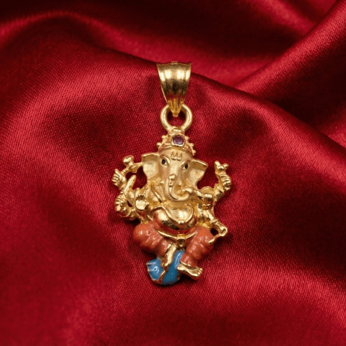 The Mangalmurti Ganesh Pendant - D KHUSHALBHAI JEWELLERS