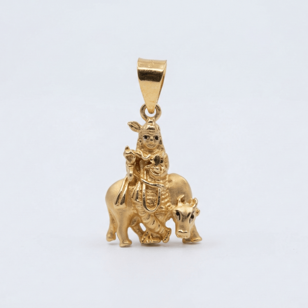 The Shyam Dhenu Pendant - D KHUSHALBHAI JEWELLERS