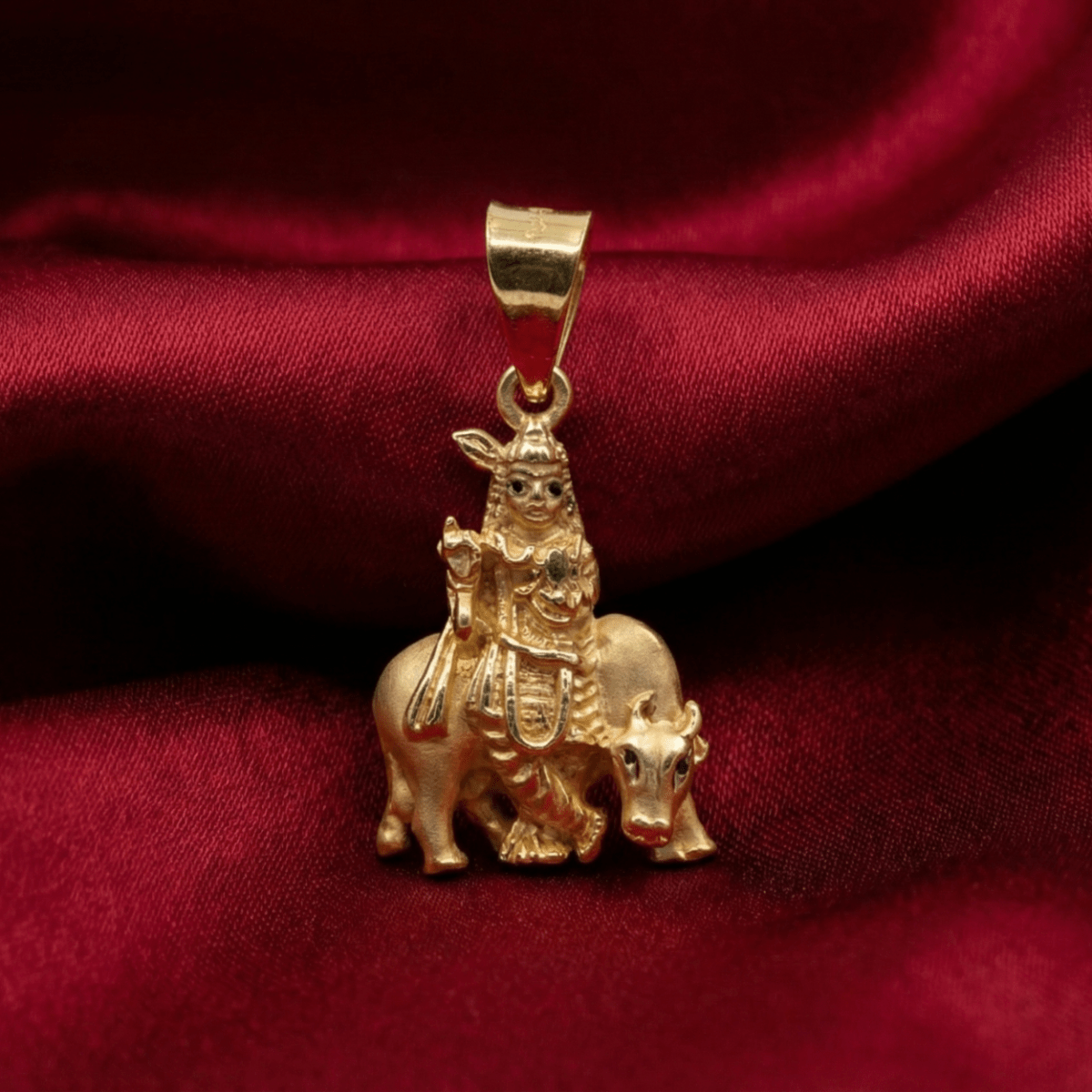The Shyam Dhenu Pendant - D KHUSHALBHAI JEWELLERS