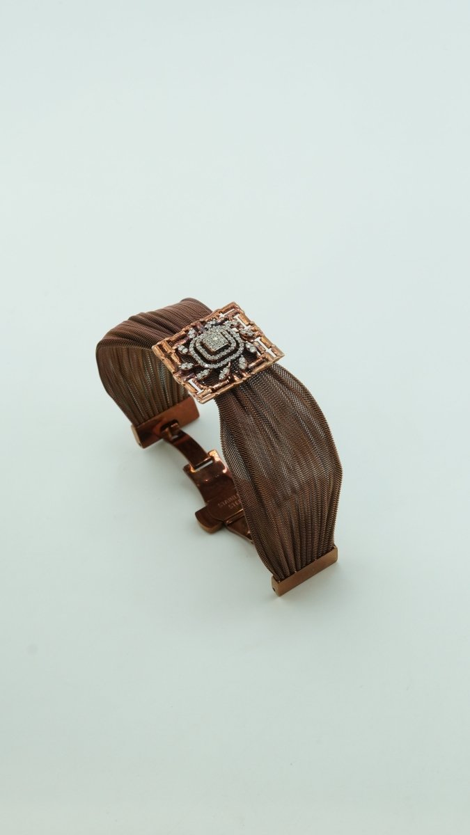 Weave Texture Bracelet - D KHUSHALBHAI JEWELLERS