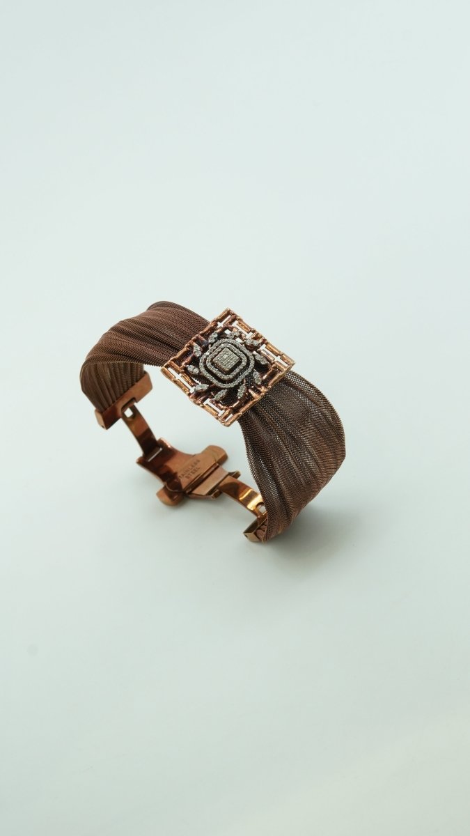 Weave Texture Bracelet - D KHUSHALBHAI JEWELLERS