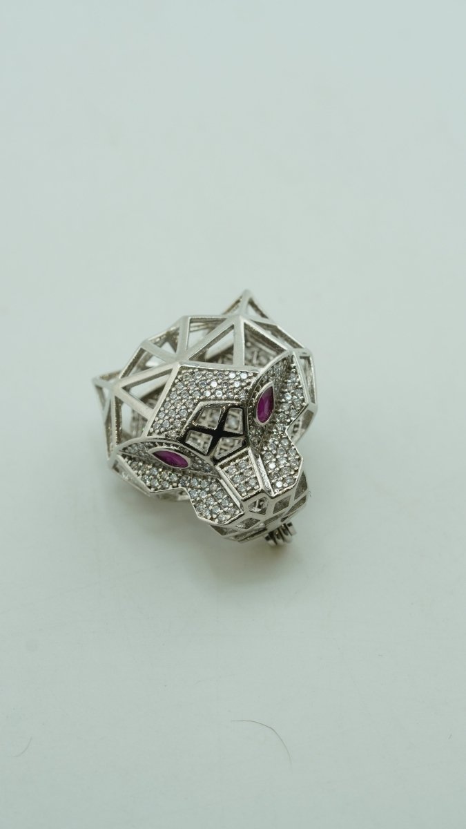 Zyra Panther Brooch - D KHUSHALBHAI JEWELLERS