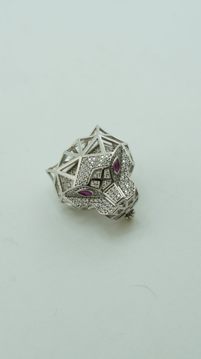 Zyra Panther Brooch - D KHUSHALBHAI JEWELLERS